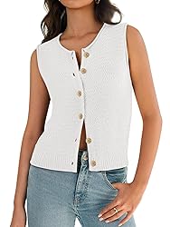 Sleeveless Sweater Tops for Women Summer Tank Tops