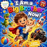 I am a Big Brother Now!: An Interactive Rhyming Story for Toddler Boys About Welcoming a New Baby and Sibling Love (With Fun Activities Inside!)