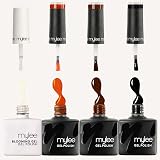 MYLEE Mylee Tortie Quad Watercolour Nail Art Kit 3x8ml + 10ml Blooming Gel view 6