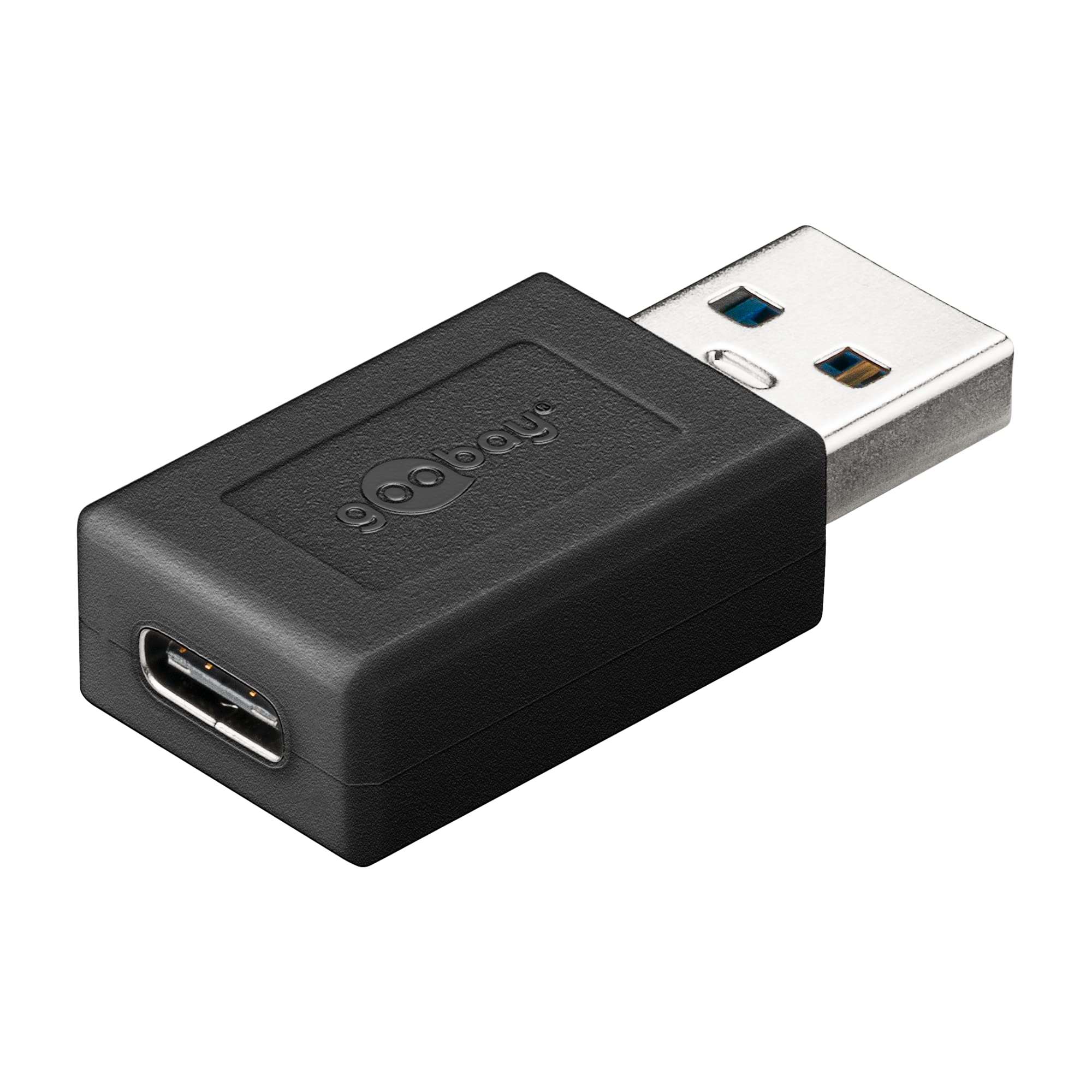Goobay 45400 USB 3.0 to USB-C Super Speed Adapter, Black
