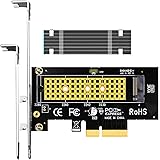 GLOTRENDS PA09-HS M.2 NVMe to PCIe 4.0 X4 Adapter with M.2 Heatsink for M.2 NVMe SSD