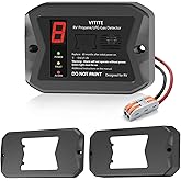 VITITE RV Propane Gas Detector, RV Propane/LPG Gas Alarm, DC 12V - Designed for Motorhome Travel. Digital Display; 85dB Alarm
