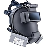 WF-100 Full-Face Welding Respirator - Welding Hood with Dual P3 Cartridges - 99.9% Particulate, Organic Vapor, Acidic Gas Filtration