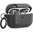 VRS Design Modern Lock Airpods Pro Case for Apple Airpods Pro 2nd Generation & 1st Generation (2023/2022/2019) (Sand Stone) [US Patent Registered]