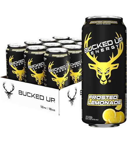 Amazon.com : Bucked Up Energy Drink 300mg (Blood Raz) (12 CT) : Grocery &  Gourmet Food