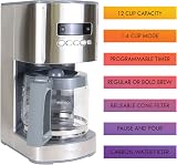 Kenmore Koolatron 12-Cup Drip Coffee Maker 1.8L Glass Pot Digital Timer view 3