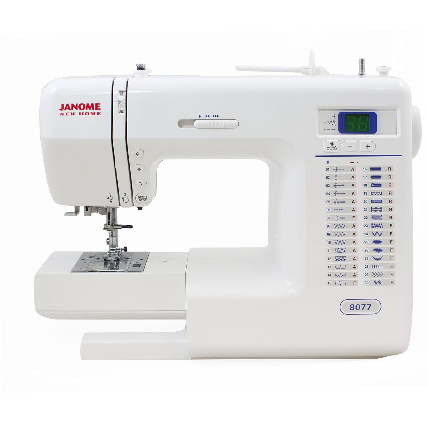 Amazon.com: Janome 8077 Computerized Sewing Machine with 30 Built-In  Stitches