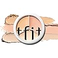 TFIT Multi-Use Pot Concealer - Triple Palette | High-Pigmented, Full Coverage & Crease-Proof | Korean Concealer for Dark Circles, Redness & Blemishes (03 Cool, 0.52 Oz)