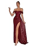 ADYCE Evening Gowns Formal Dresses for Women Sequin