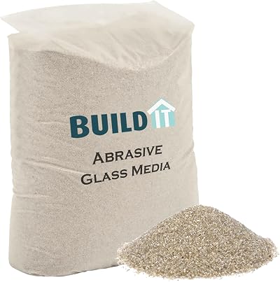 Laeto 25kg Recycled Glass Blasting Media Fine 0.2-0.5mm | Surface Prep Sand