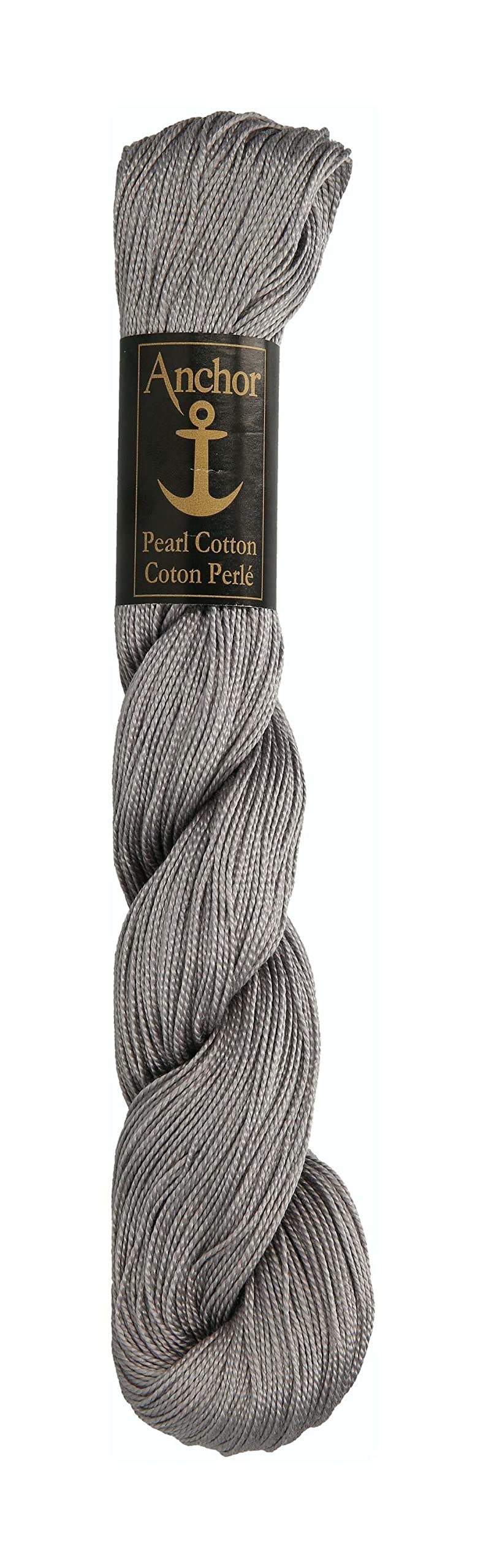 Anchor Embroidery Thread, Cotton, Darkgray, Stärke 5, 198m