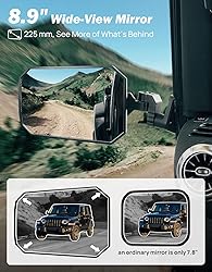JOYTUTUS Wrangler Mirrors Doors Off Compatible with