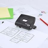 Rapesco 1086 ECO 2-Hole Punch 22 Sheets Capacity Black view 4
