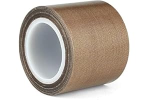 Teflon Fabric Tape, 2 Inch 30 Feet PTFE Tape for Vacuum Sealer Machine, Hand Impulse Sealers Insulation PTFE Coated Fiberglas