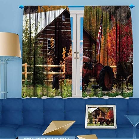 Amazon Com Prunus Blackout Curtain Traditional Northen Thai House