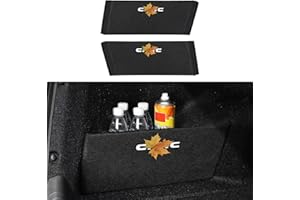 HENGYUESHANG 2PCS Rear Trunk Organizer Side Divider Sticker Compatible with Honda Civic 8th 9th Gen 2006 2007 2008 2009 2010 2011 2012 2013 2014 2015 Accessories