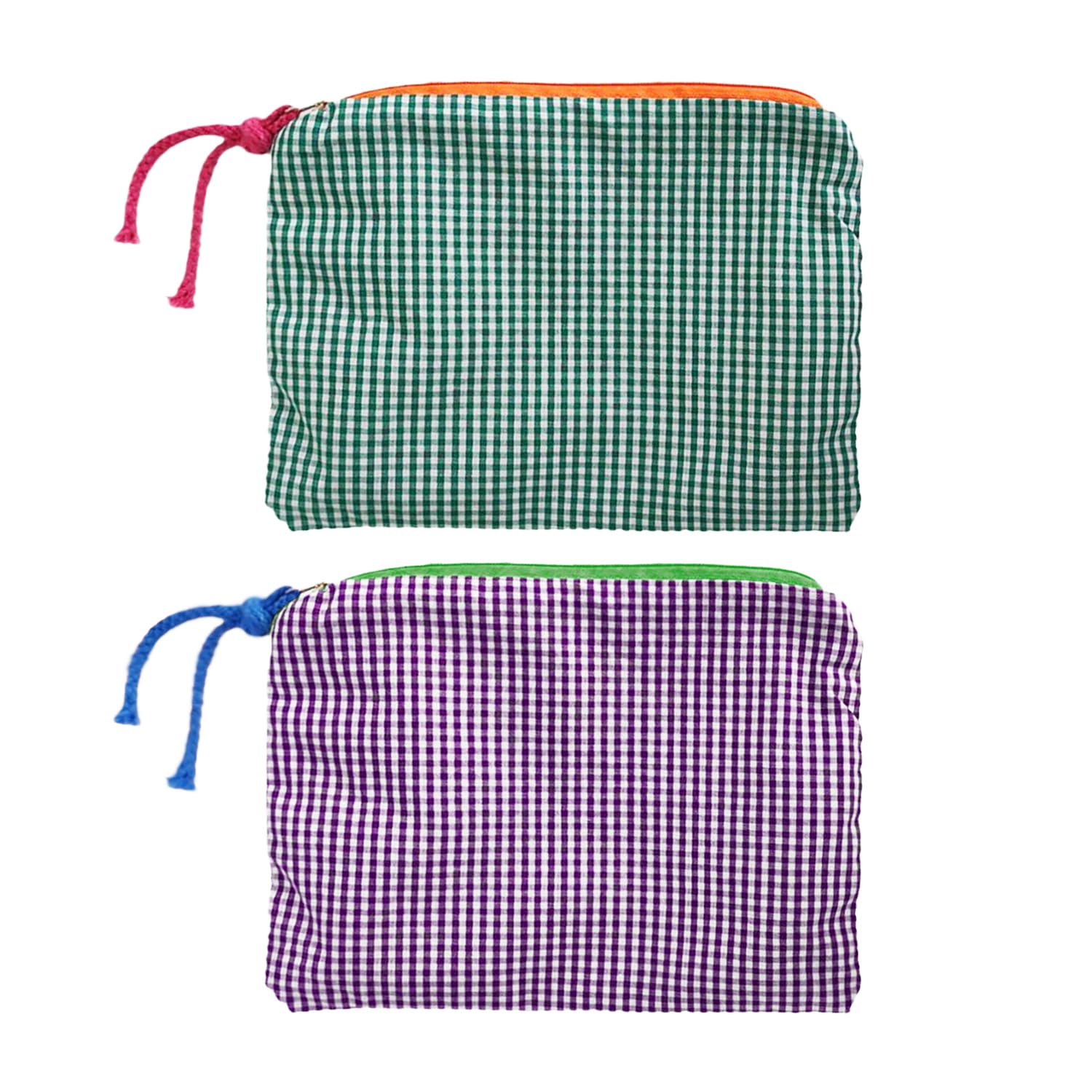 2 Small Cosmetic Bags, Small Grid Storage Bag, Convenient Storage Bag, Multi-functional Travel Cosmetic Bag, Coin Purse, Storage of Cosmetic Accessories