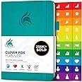 Clever Fox Planner – Undated Weekly & Monthly Planner for Productivity, Time Management & Goals – Organizer Journal – A5 (Turquoise)
