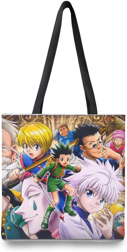 Hunter X Hunter Tote Bag, Reusable Shopping Bag 17.3" x 16.