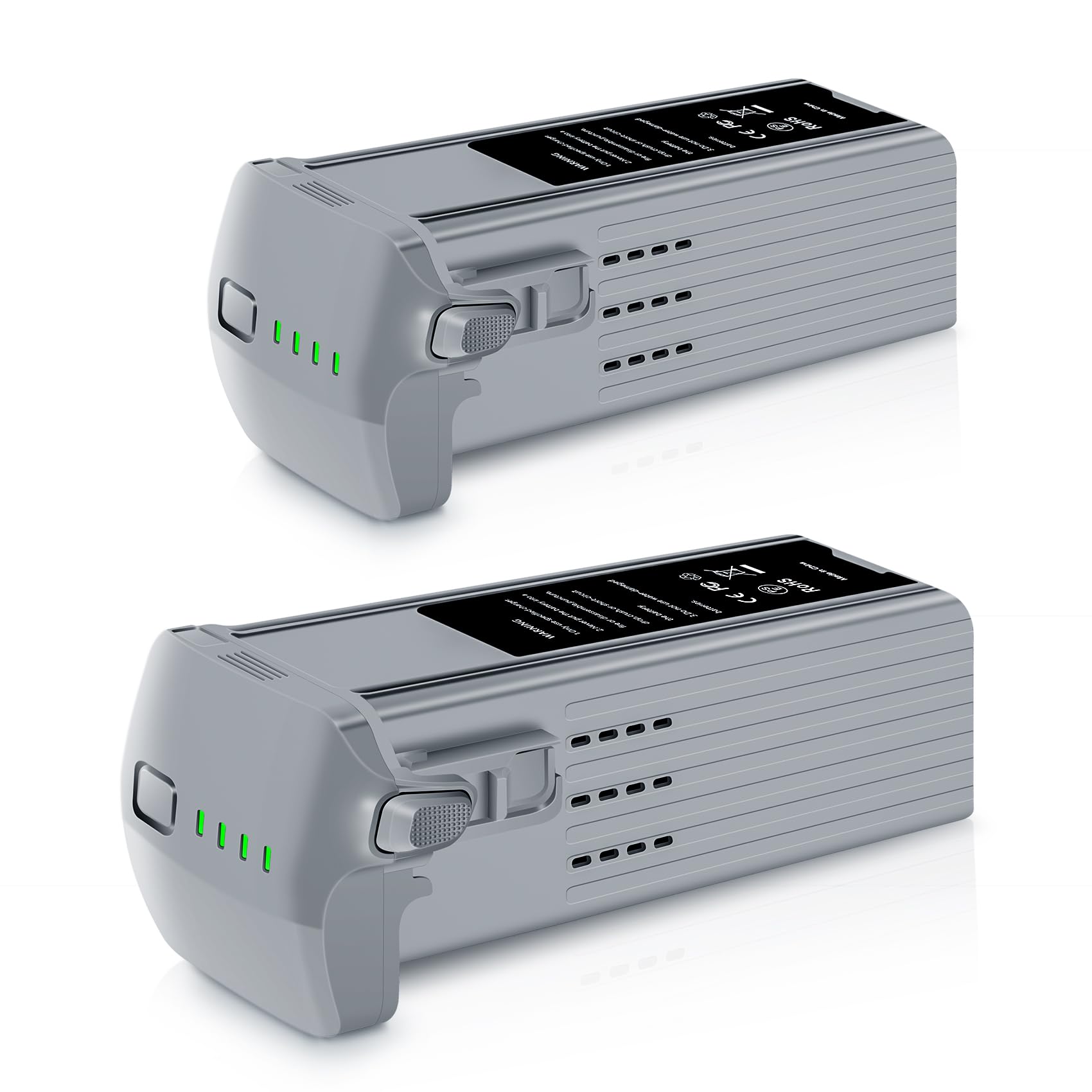 PoweLyt Air 3 Intelligent Flight Battery 2 Packs 4241mAh Large Capacity Can Flight Max 45 Minutes Portable Air 3S Replacement Flight Battery Fully Compatible with DJI Air 3 and Air 3S Drone