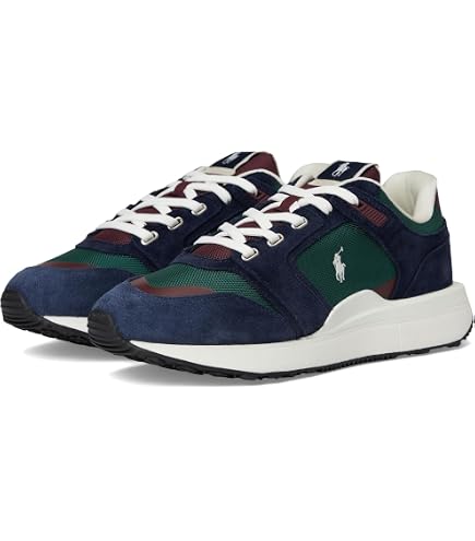 Amazon.com | Polo Ralph Lauren Trackster 275 Sneaker White, 8