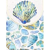 パンチスタジオ ミニノートパッド （貝×ブルー） ハイタイド 44608