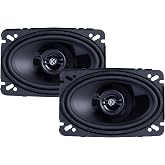 Memphis PRX46 Power Reference Series 4X 6 2-Way Coaxial Speakers with Swivel Tweeters - Pair