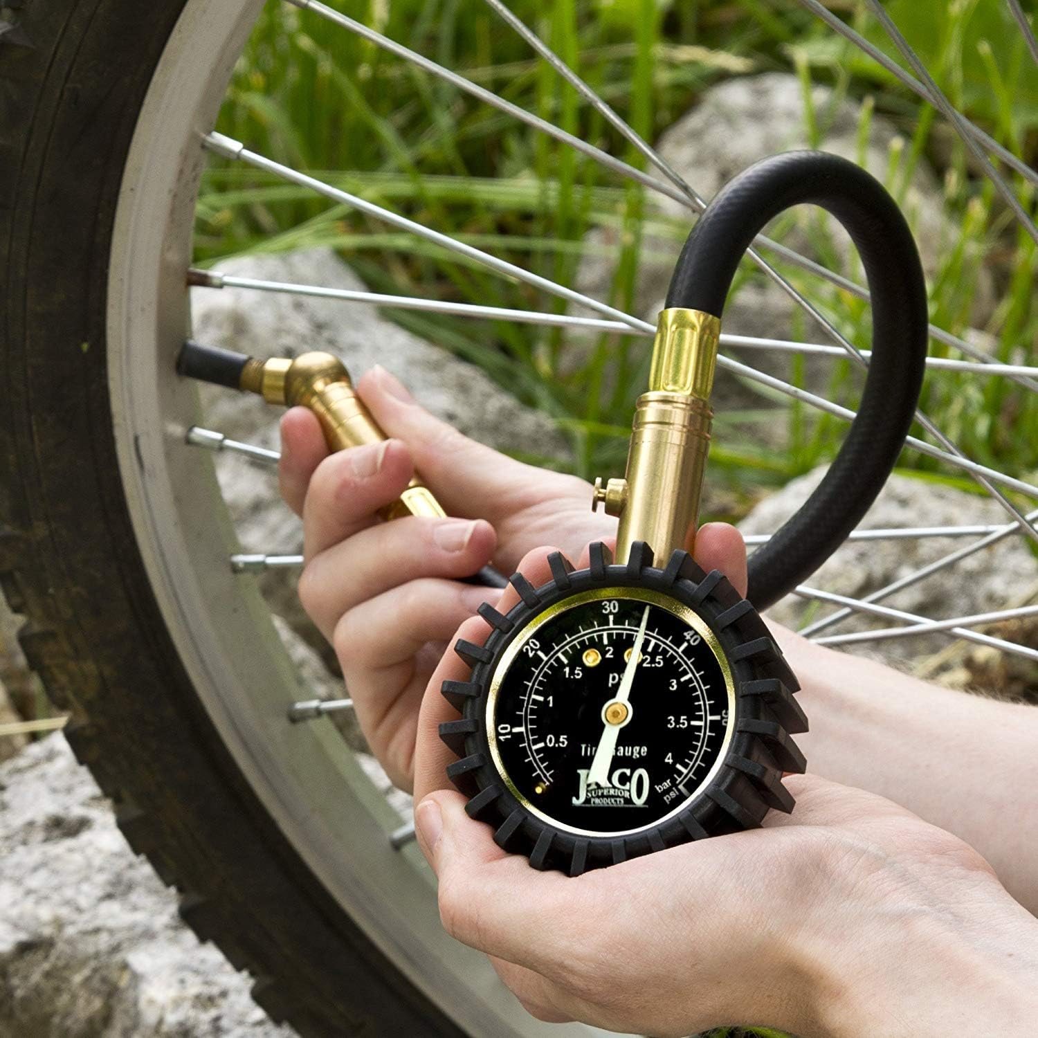 JACO ElitePro Tyre Pressure Gauge 60 PSI/4 BAR BigaMart