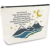 Inspiring Gifts Inspirational Gift for Teen Girl Makeup Bag Motivational Gifts for Best Friends Sister Daughter Niece Cosmetic Bag Birthday Christmas Graduation Gift Zipper Travel Toiletry Pouch