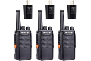 Retevis RT67 Two Way Radio 3000mAh Rechargeable 2 Way Radios VOX Flashlight Walkie Talkie Long Range for Adults(3 Pack)