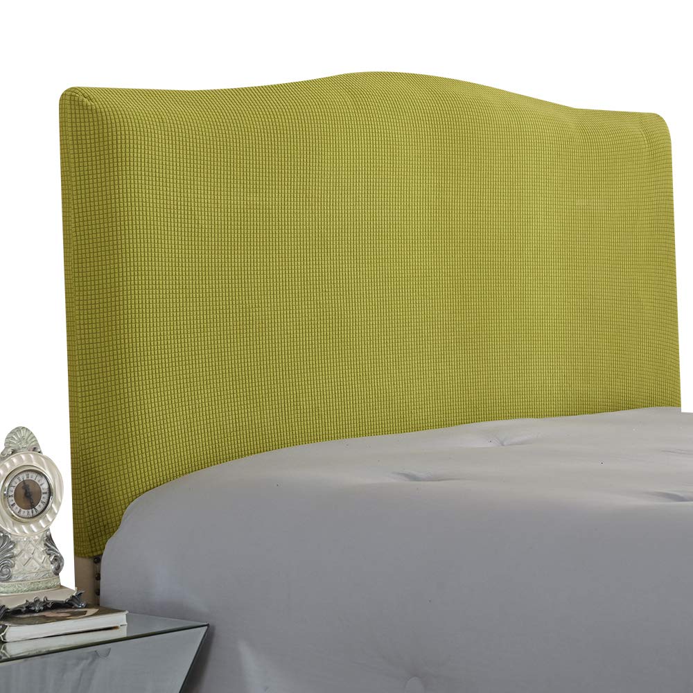 WINS Bed headboard cover protector slipcover for bed headboard dustproof solid bed headboard cover stretch single double king Fruit green