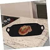 MAGICLULU Ceramic Nonstick Baking Pan Double Handle Black Ovenware for Cakes view 6