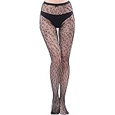 PLULON Fishnet Stocking for Women High Waist Tights Women Fishnet Tights