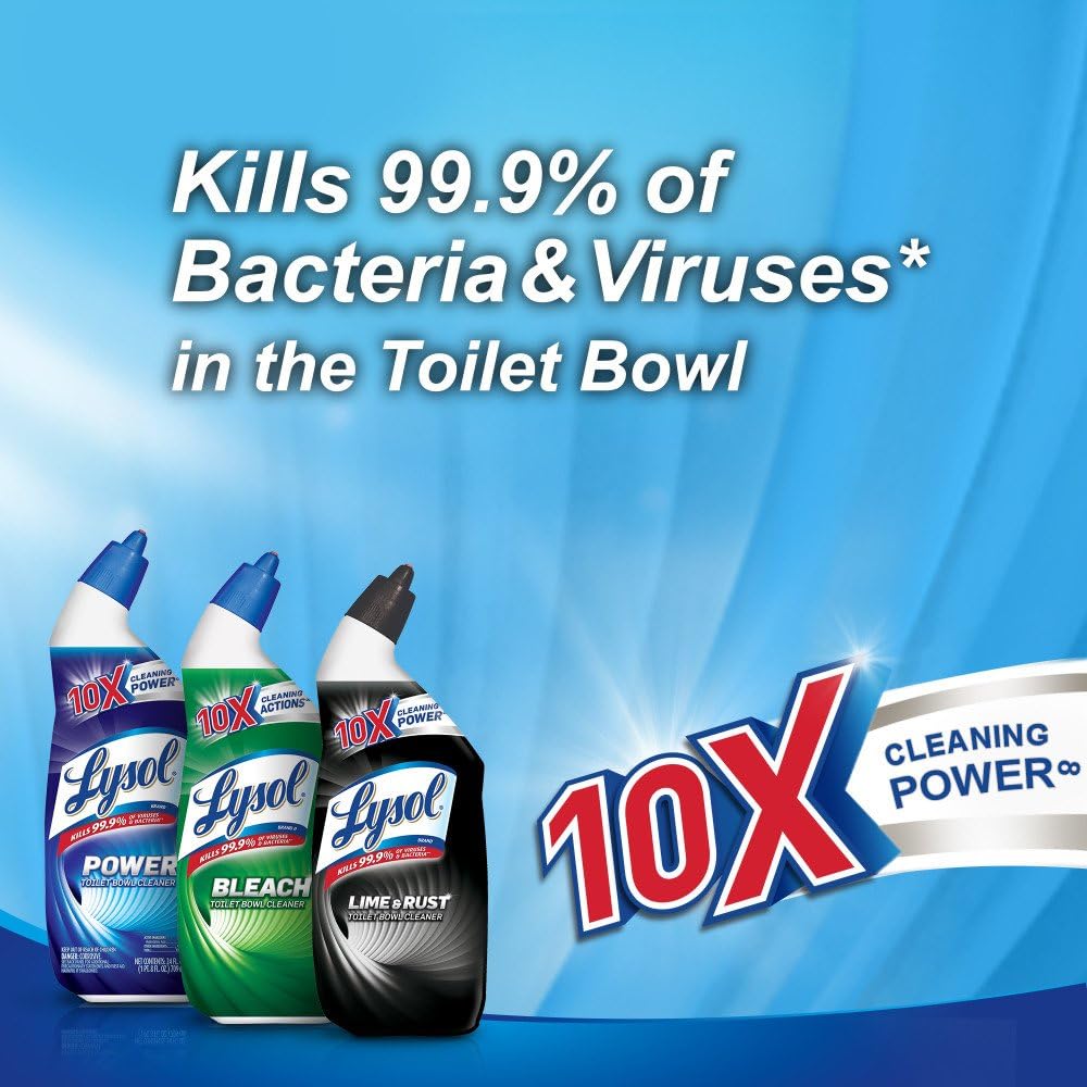 Lysol Power, Toilet Bowl Cleaner, 48oz: Health & Personal Care