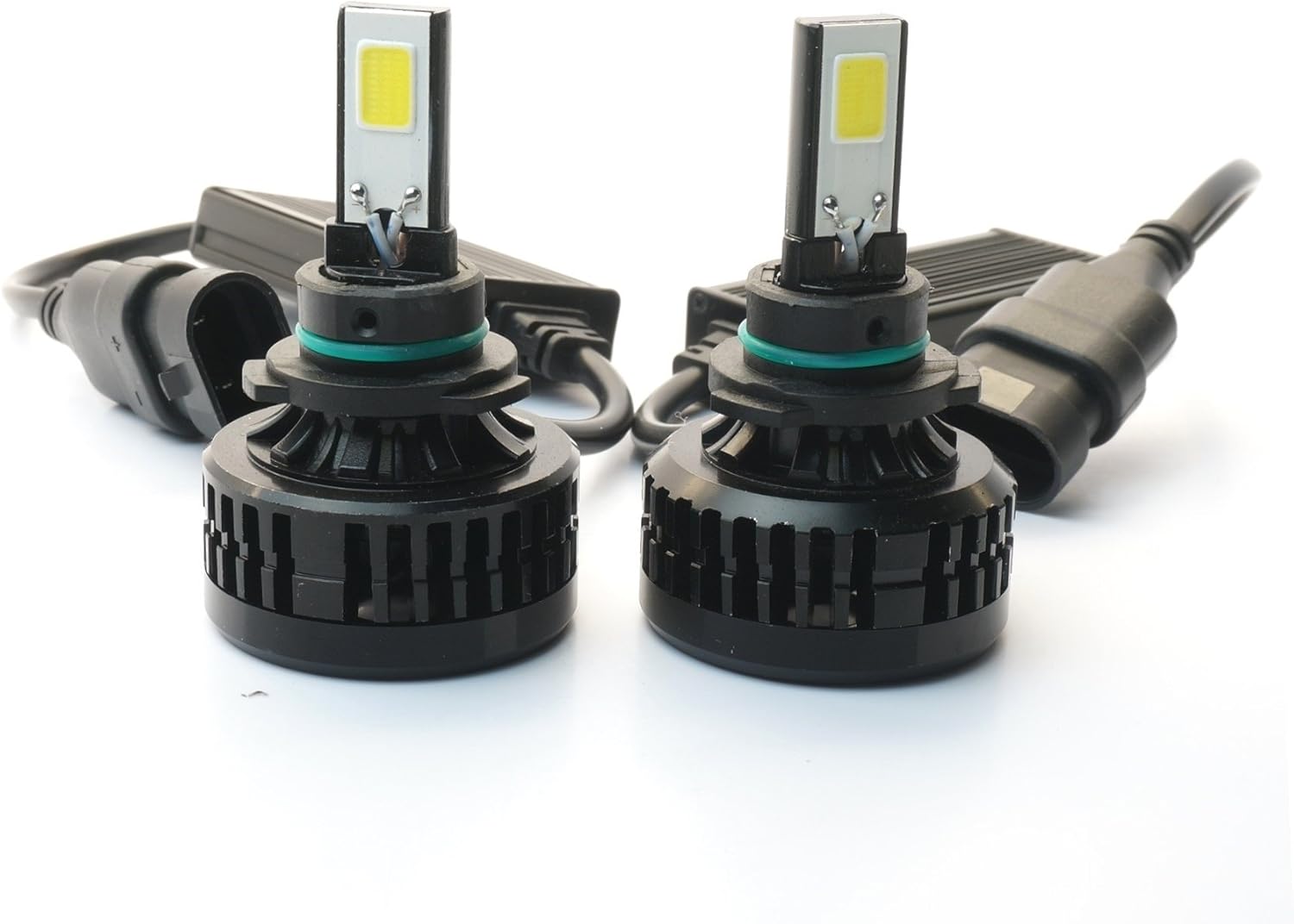 JLM NPLED-C2-95-6K C2 LED Headlight Bulbs Conversion Kit All-in-one 66W 6000LM (3Kx2) 9005 (HB3/H12/9055) 6000K Daylight with Rainproof Driver