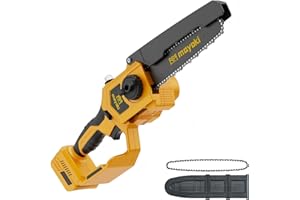 Cordless 8In Chainsaw Compatible with Dewalt 20V MAX Battery(Tool Only), Electric Portable Chain Saw with, 900W High Power Br