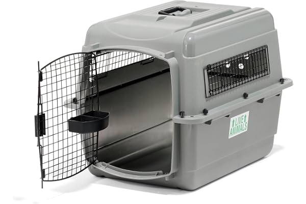 Petmate 00200 Sky Kennel for Pets from 25 to 30-Pound, Light Gray