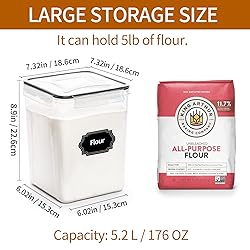 HKJ Chef 4 Pack Large Airtight Food Storage