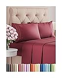 Queen Size 4 Piece Sheet Set - Comfy Breathable