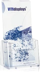 Taymar Flyer Stand Leaflet Holder DL Transparent 10.5 x 21.0 cm view 3