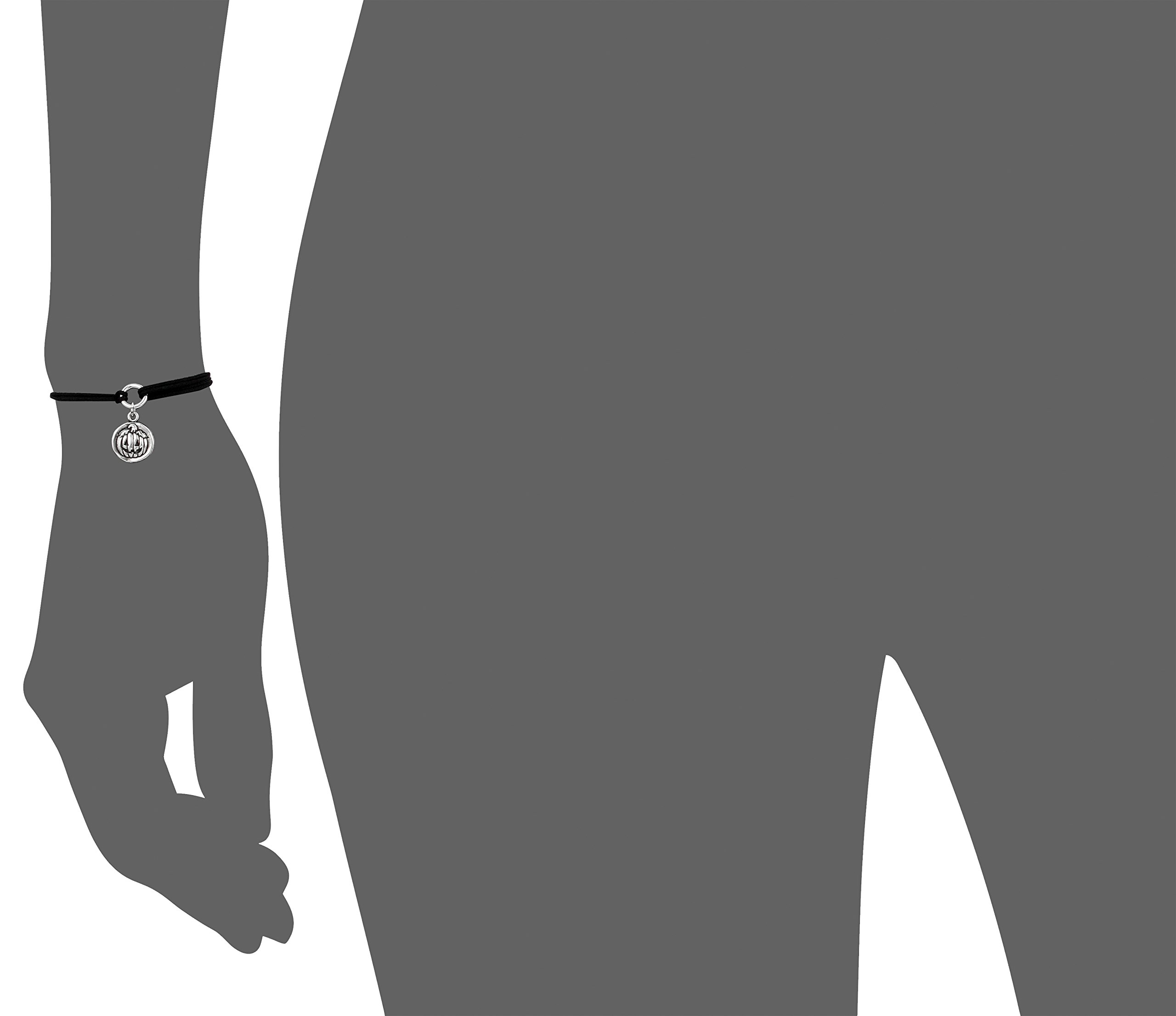 Brazalete negro de cordón afín de Alex y Ani Brazalete negro de cordón afín de Alex y Ani