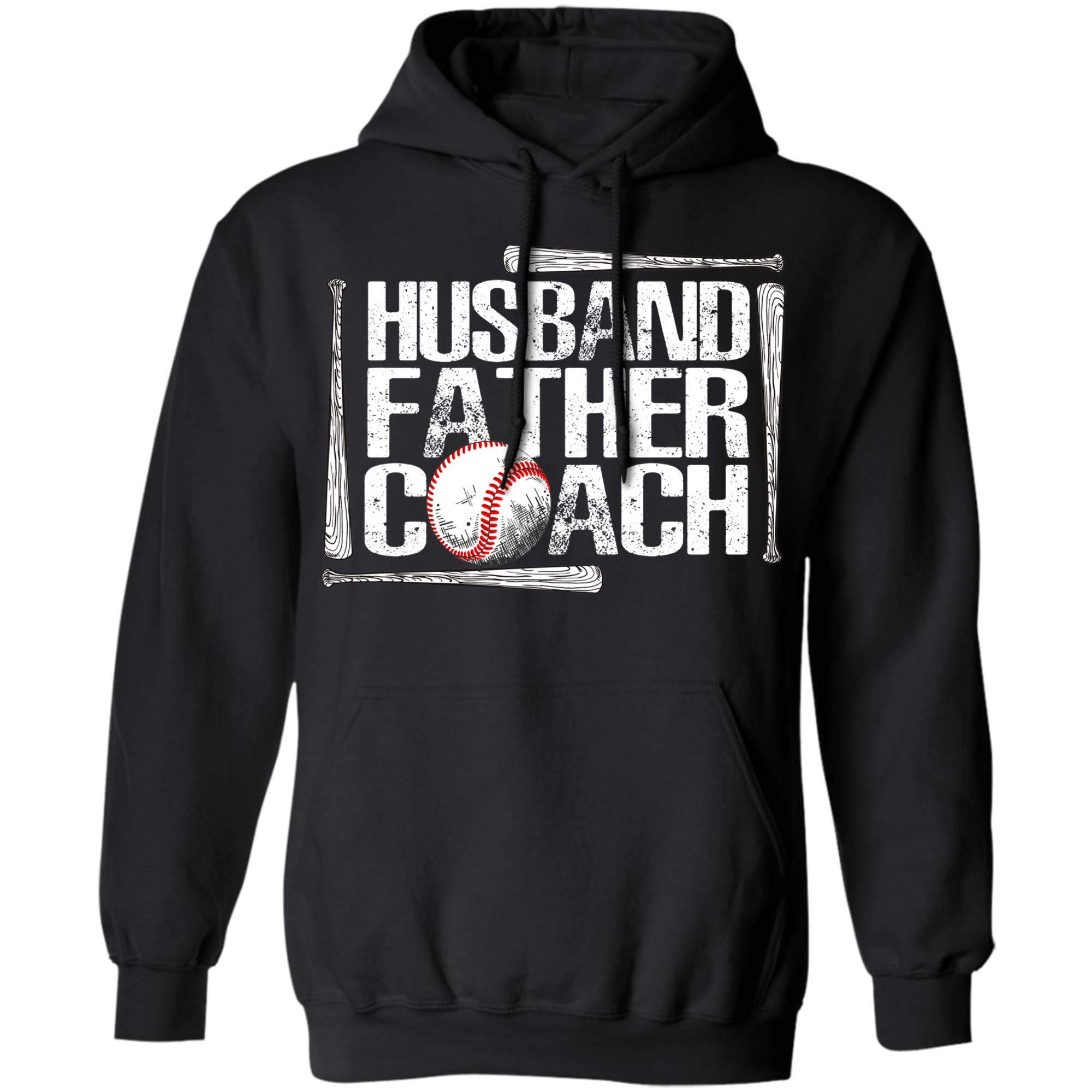 Husband Father Coach Softball Baseball Dad Gift T Shirt