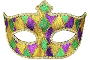 Coddsmz Venetian Masquerade Party Mask - Halloween & Mardi Gras Costume Accessory