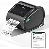 Omezizy Bluetooth Thermal Label Printer 4x6 - D520BT Thermal Shipping Label Printer for Small Business, Thermal Printers with Built-in Label Holder, Compatible with USPS, Tiktok