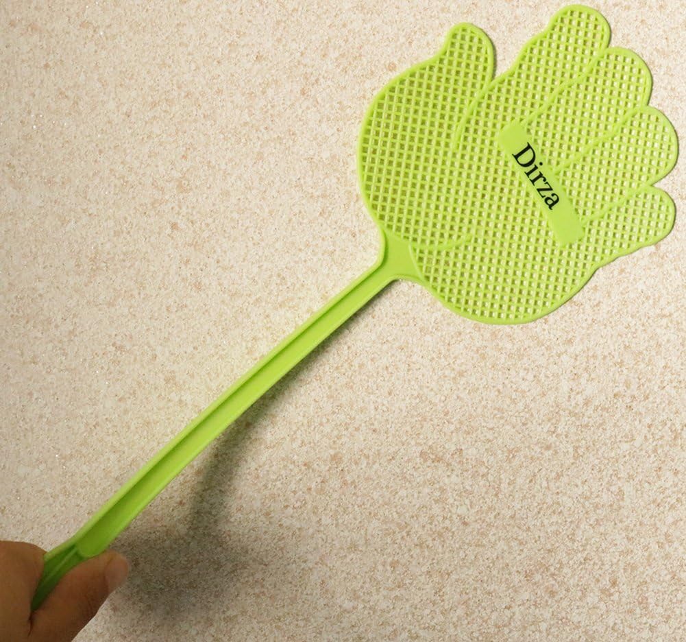 Dirza Fly Swatter - Long Handle - More Thicker Weight up to 1.09 OZs/One -Durable - Colorful Pack of 5: Garden & Outdoor