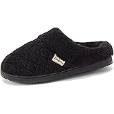 Dearfoams womens Memory Foam House Slippers - Libby Terry Clog With Wide Widths