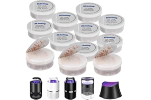 2025 Upgraded Octenol Pest Lures for Bug Zappers, 360-Day Lasting Lure Mosquito Attractant Bait Refill for Fly Traps, 12 Pack
