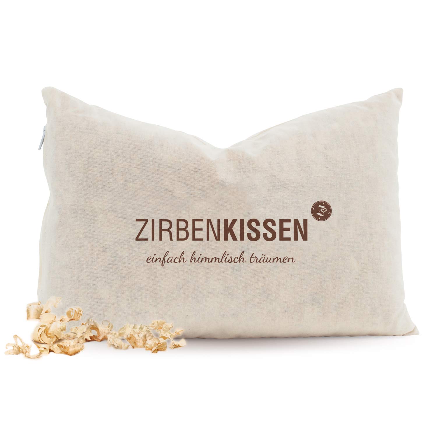 Zirben Familie Swiss pine cushion, simply heavenly dreaming, 30 x 20 cm, wood, natural, 1 piece (1 pack)