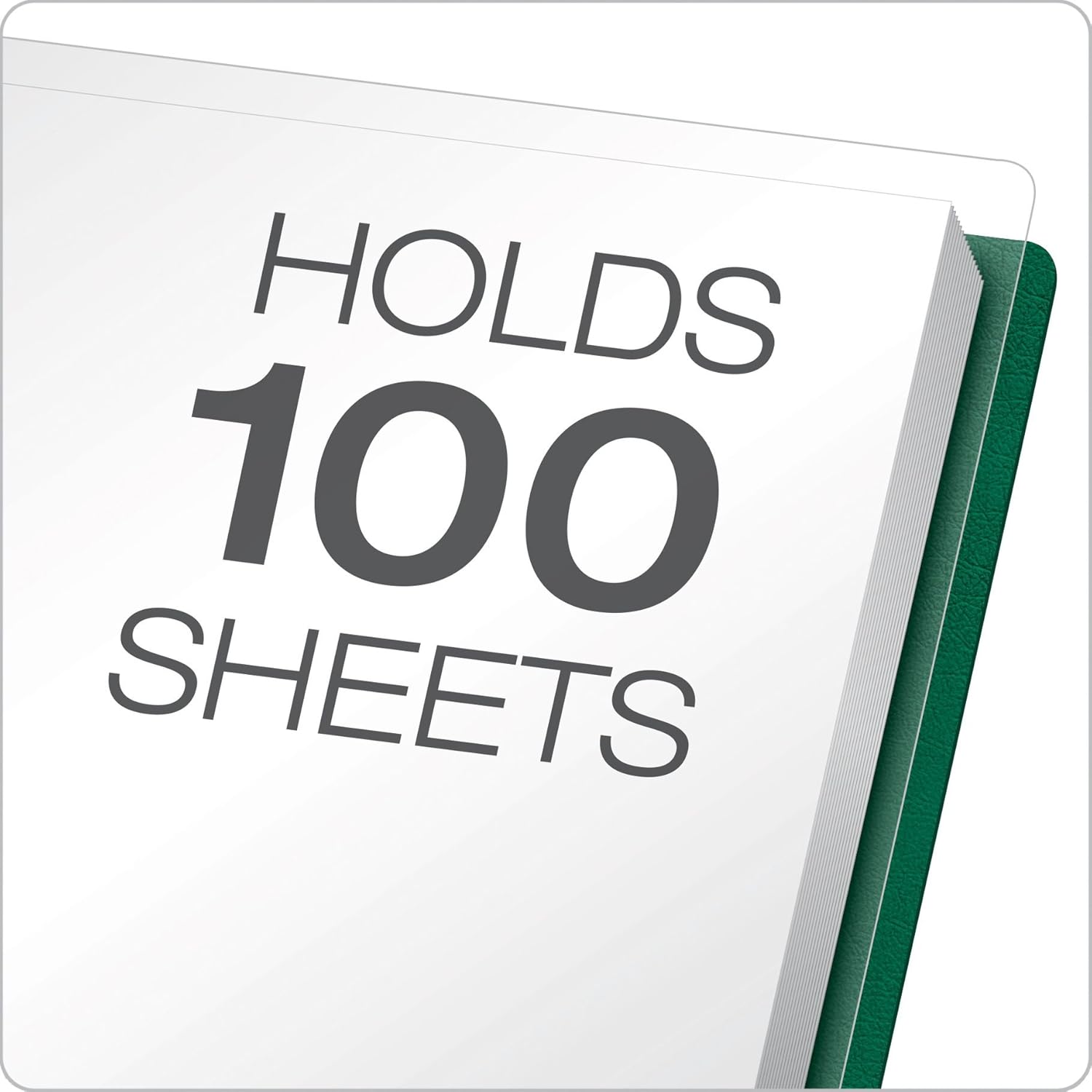 Oxford Premium Clear Front Report Covers, Dark Green, Letter Size, 25 per box (58817) : Business Report Covers : Office Products