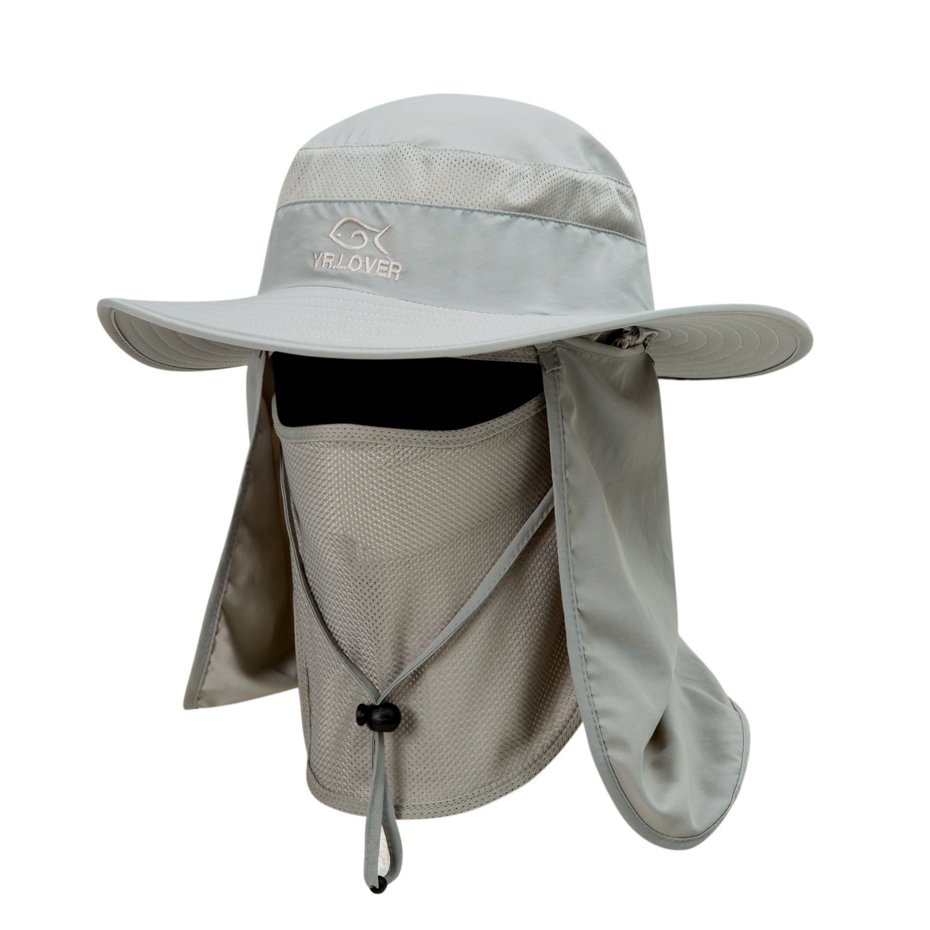 Outdoor Protection Sun Cap Removable Mesh Neck Face Flap Fishing
